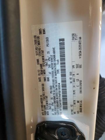 2017 FORD F150 SUPER - 1FTEW1EF7HFB19504