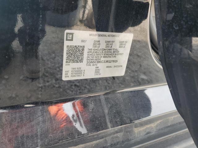 2018 CHEVROLET TAHOE C150 - 1GNSCBKC3JR127915