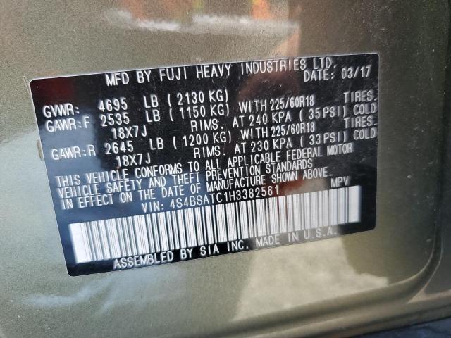 2017 SUBARU OUTBACK TO 4S4BSATC1H3382561