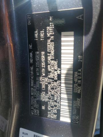 2021 TOYOTA HIGHLANDER L 5TDCZRAH5MS062170