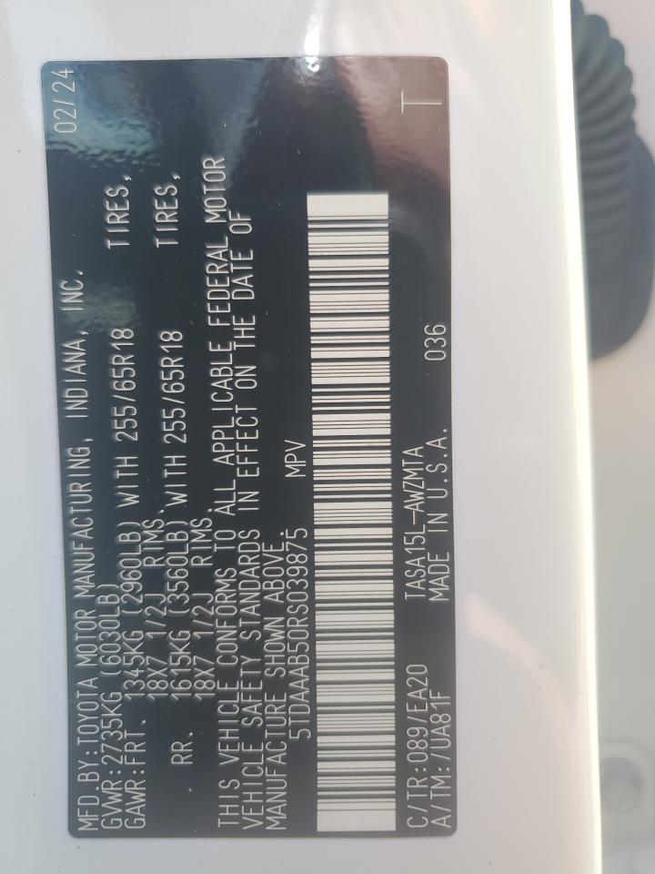 TOYOTA HIGHLANDER XLE