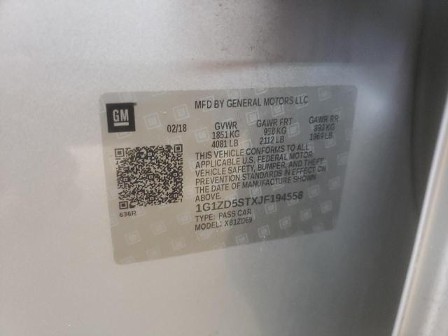 2018 CHEVROLET MALIBU LT 1G1ZD5STXJF194558