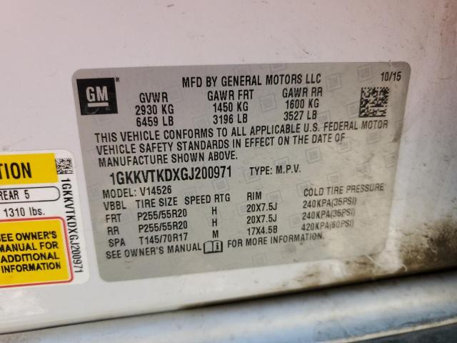 2016 GMC ACADIA DEN 1GKKVTKDXGJ200971