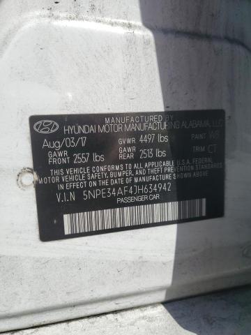 2018 HYUNDAI SONATA SPO 5NPE34AF4JH634942