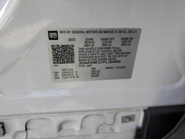 2023 CHEVROLET EQUINOX PR - 3GNAXNEG7PL194064