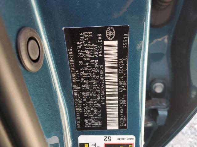 2025 TOYOTA CAMRY XSE 4T1DAACK4SU078628