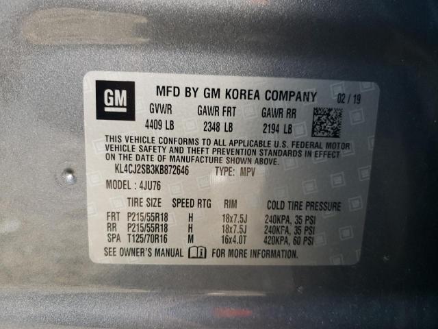 2019 BUICK ENCORE SPO KL4CJ2SB3KB872646