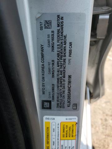 2017 CHEVROLET SPARK LS KL8CB6SA9HC799196