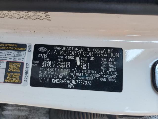 2020 KIA SPORTAGE L KNDPM3AC4L7737078