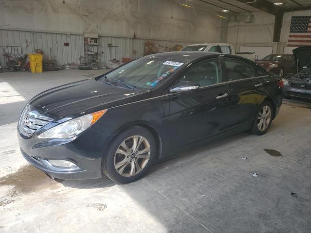 HYUNDAI SONATA SE 2011 black  gas 5NPEC4AC4BH129815 photo #1