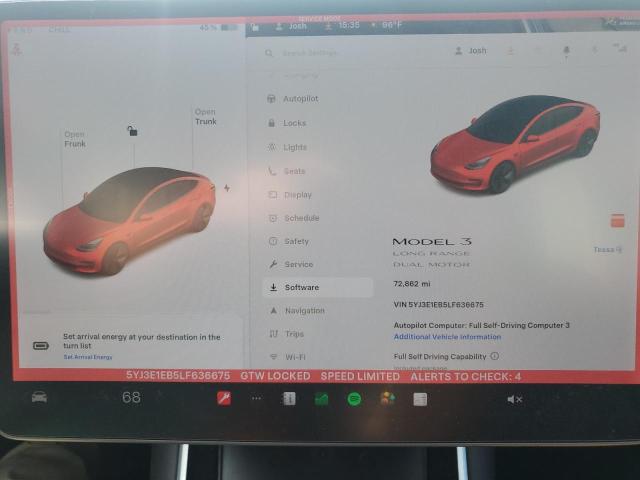 2020 TESLA MODEL 3 - 5YJ3E1EB5LF636675