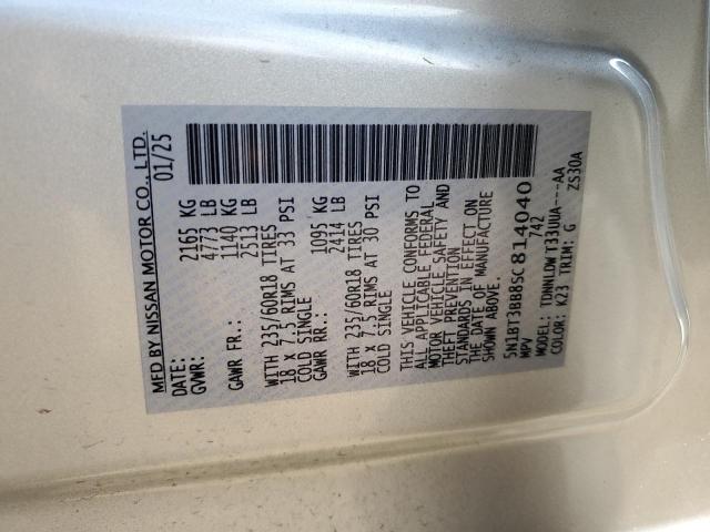 2025 NISSAN ROGUE SV - 5N1BT3BB8SC814040