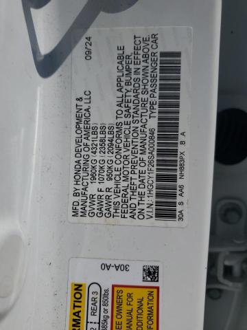 2025 HONDA ACCORD LX - 1HGCY1F26SA000846