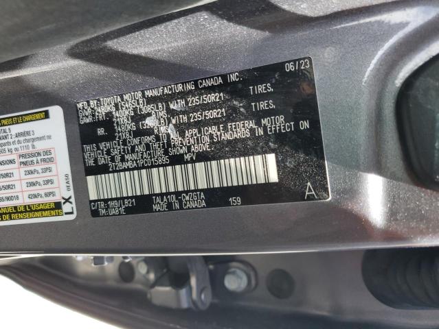 2023 LEXUS RX 350 BAS 2T2BAMBA1PC015895