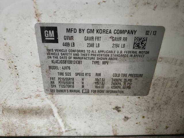 2013 BUICK ENCORE - KL4CJGSB1DB124381