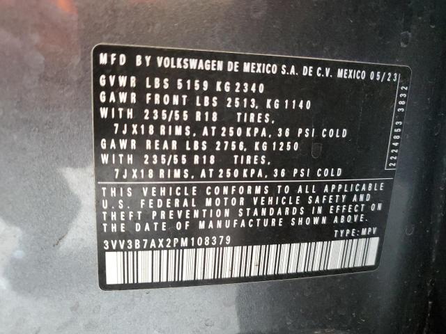 2023 VOLKSWAGEN TIGUAN SE 3VV3B7AX2PM108379