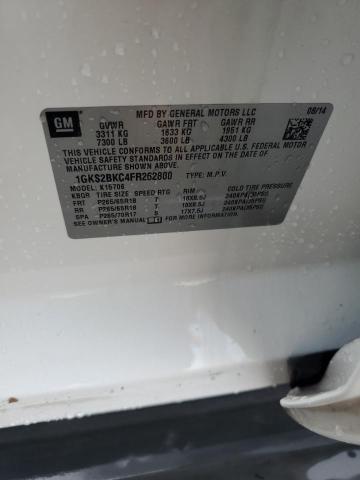 2015 GMC YUKON SLT 1GKS2BKC4FR262800