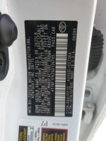 2016 TOYOTA CAMRY LE/X 4T1BF1FK2GU126705