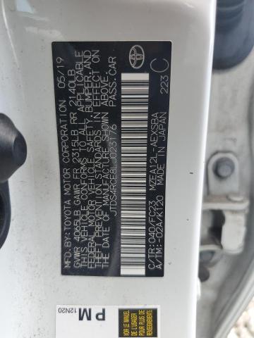2020 TOYOTA COROLLA SE - JTDS4RCE8LJ023176