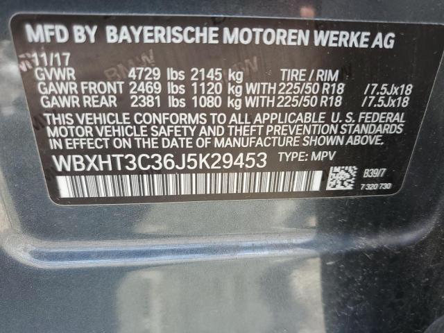2018 BMW X1 XDRIVE2 WBXHT3C36J5K29453