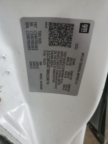 2022 CHEVROLET EXPRESS G2 #3282406268