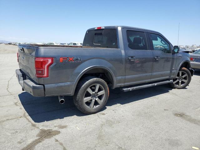 FORD F150 SUPER 2016 gray  gas 1FTEW1EG7GKD78475 photo #4