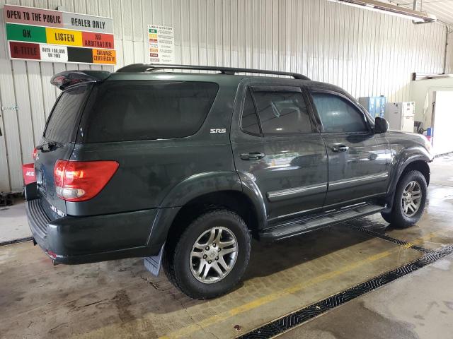 TOYOTA SEQUOIA SR 2007 green  gas 5TDBT44A17S289018 photo #4