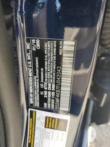 2015 MERCEDES-BENZ C 300 4MAT 55SWF4KB7FU042043