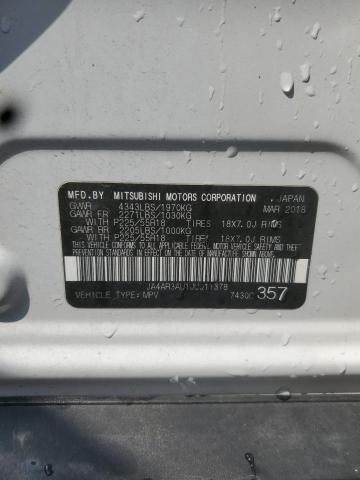 2018 MITSUBISHI OUTLANDER JA4AR3AU1JU011378