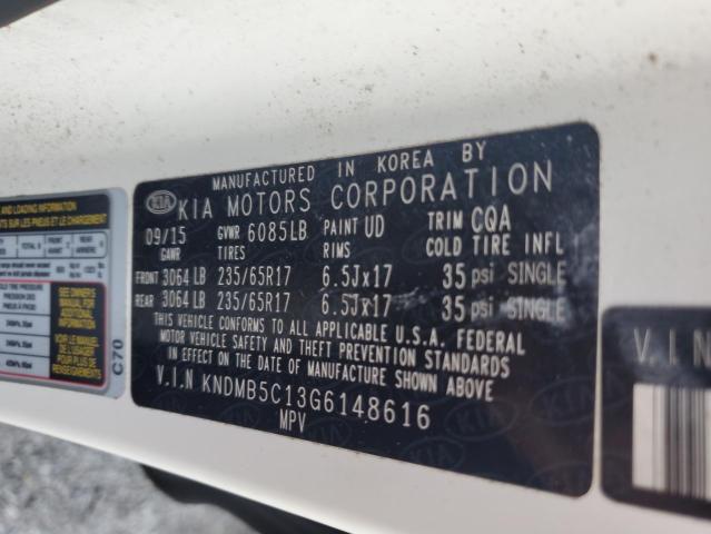 2016 KIA SEDONA LX #3235583605