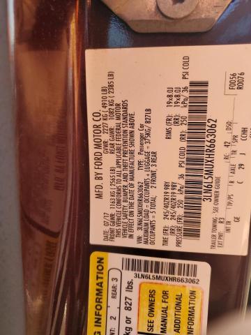 2017 LINCOLN MKZ HYBRID 3LN6L5MUXHR663062