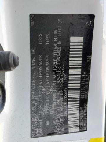 2017 TOYOTA SIENNA XLE 5TDDZ3DC4HS155642