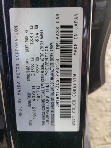 2016 MAZDA 3 GRAND TO JM1BM1X30G1298458