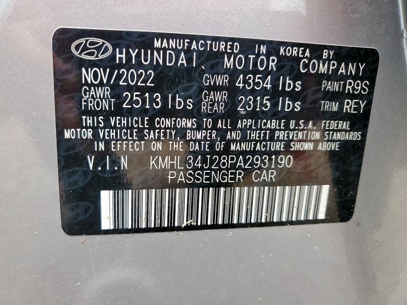 2023 HYUNDAI SONATA LIM KMHL34J28PA293190