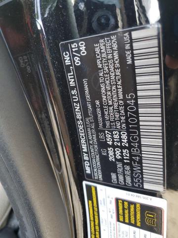 2016 MERCEDES-BENZ C 300 55SWF4JB4GU107045