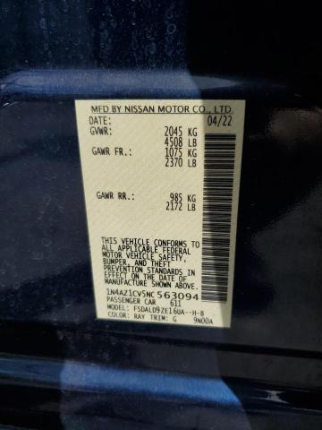 2022 NISSAN LEAF SV 1N4AZ1CV5NC563094