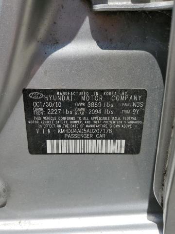 2010 HYUNDAI ELANTRA BL - KMHDU4AD5AU207178