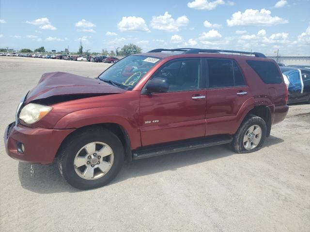 TOYOTA 4RUNNER SR 2006 burgundy  gas JTEBU14R268069371 photo #1
