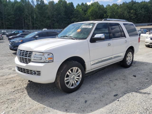 LINCOLN NAVIGATOR 2012 white  flexible fuel 5LMJJ2H54CEL03666 photo #1