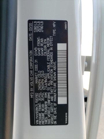 2020 VOLVO XC60 T5 MO YV4102RK7L1583182
