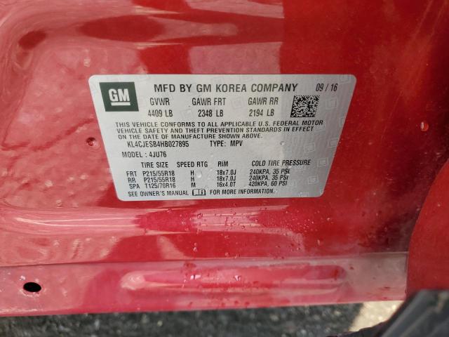 2017 BUICK ENCORE PRE KL4CJESB4HB027895