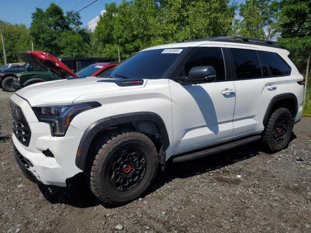 TOYOTA SEQUOIA SR 2025 white  hybrid engine 7SVAAABA9SX050618 photo #1
