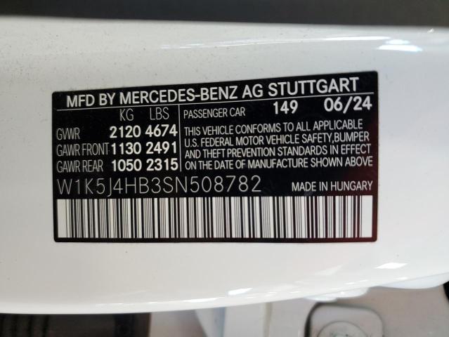 2025 MERCEDES-BENZ CLA 250 4M W1K5J4HB3SN508782