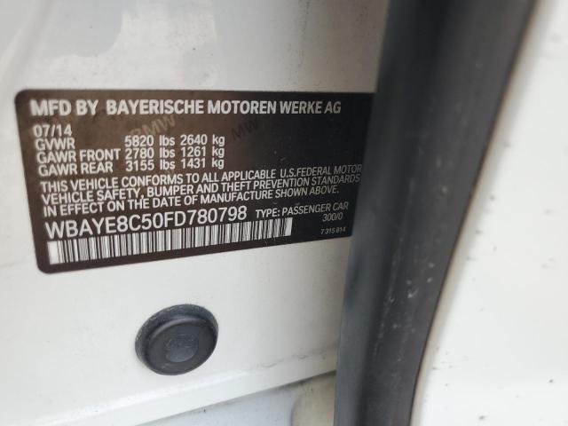 2015 BMW 750 WBAYE8C50FD780798