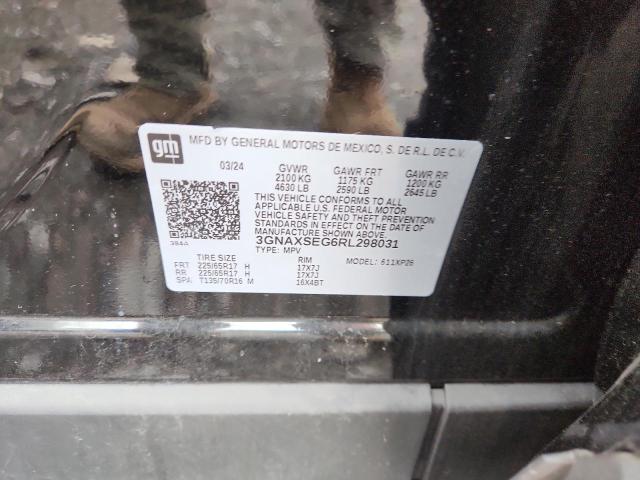 2024 CHEVROLET EQUINOX LS - 3GNAXSEG6RL298031