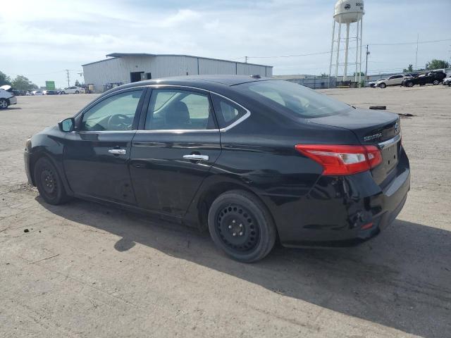 NISSAN SENTRA S 2016 black sedan 4d gas 3N1AB7AP4GY244563 photo #3