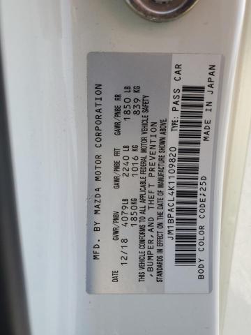 2019 MAZDA 3 PREFERRE JM1BPACL4K1109820