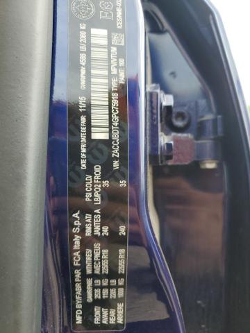 2016 JEEP RENEGADE L ZACCJBDT4GPC75918