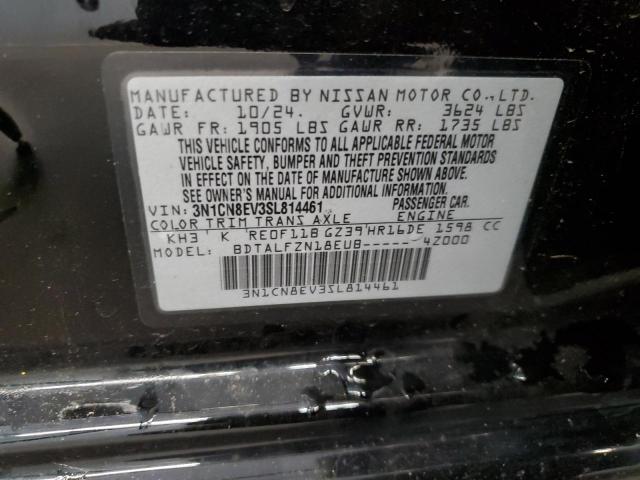 2025 NISSAN VERSA SV - 3N1CN8EV3SL814461