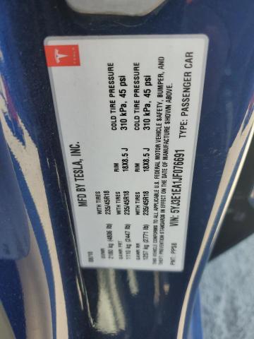 2018 TESLA MODEL 3 5YJ3E1EA1JF076691